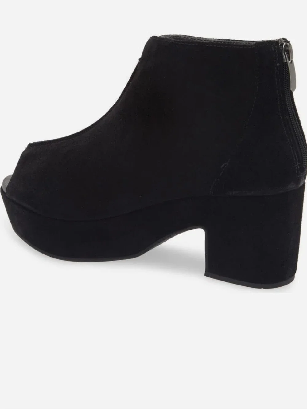 Chocolat Blu Gabe Open Toe Platform Bootie...Size 10